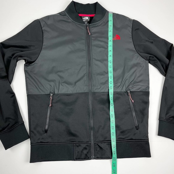 The North Face Men's Softshell Bomber Black Full Zip Jacket Size Medium - Picture 11 of 14
